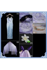 2XXT Cosplay Uma Musume Pretty Derby Verxina Bride Wedding Formal Dress Cosplay Costume